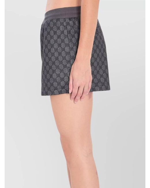Gucci Gray Gg Shorts