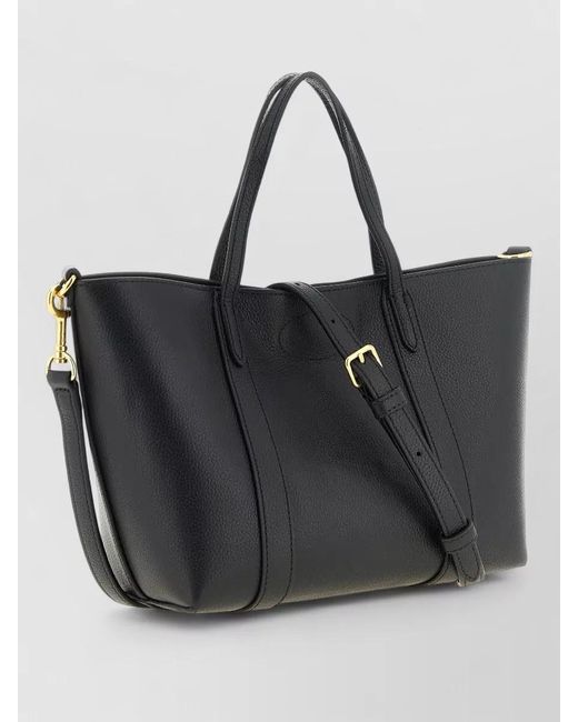 Mulberry Black Bayswater Mini Shoulder Bag Adjustable Strap