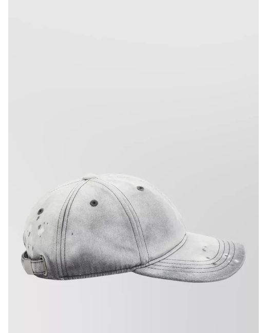 Our Legacy Gray Washed Cap for men