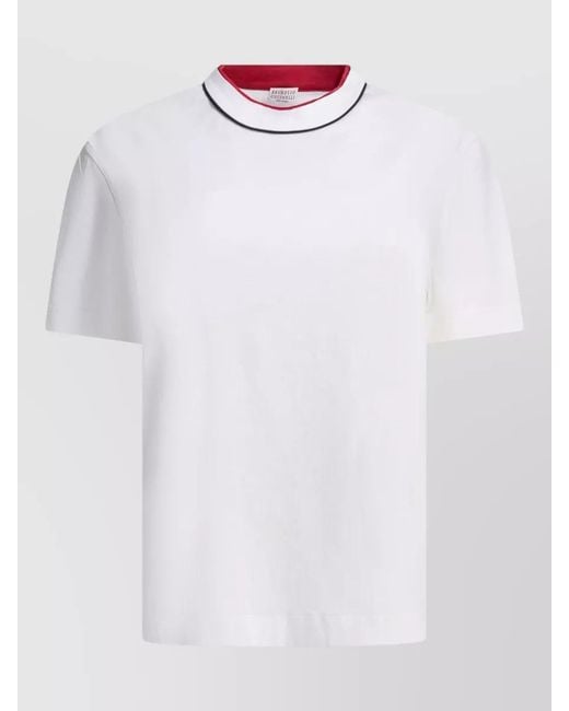 Brunello Cucinelli White T-Shirt