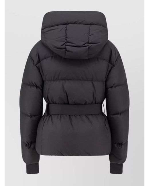 Moncler Black Nylon Short Down Puffer Jacket