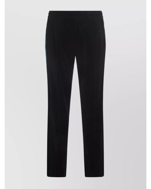 Casablanca Black Comfortable Trousers With Side Stripe Design for men