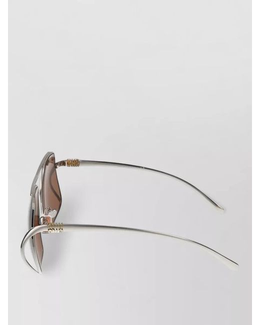 Miu Miu Brown Sunglasses Model 0Mu A55S 1Bc90Q