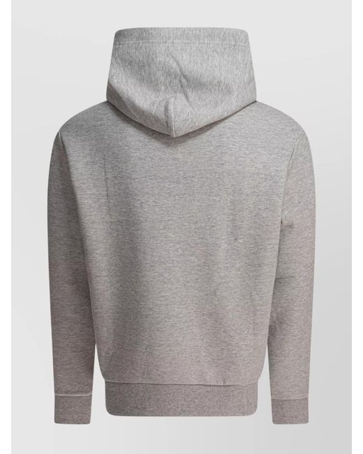 Polo Ralph Lauren Gray Cotton Logo Hoodie for men