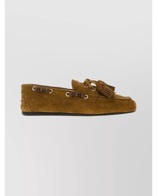 Miu Miu Multicolor Suede Loafers
