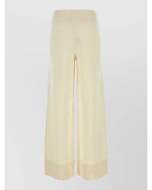 Camilla & Marc Natural Ash Wool Blend Wide Leg Pant