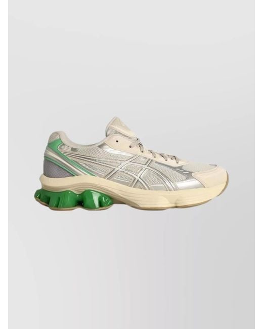 Asics Multicolor Fabric Low-Top Sneakers for men