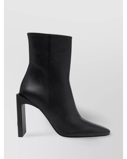 Fear Of God Black Leather Ankle Boots