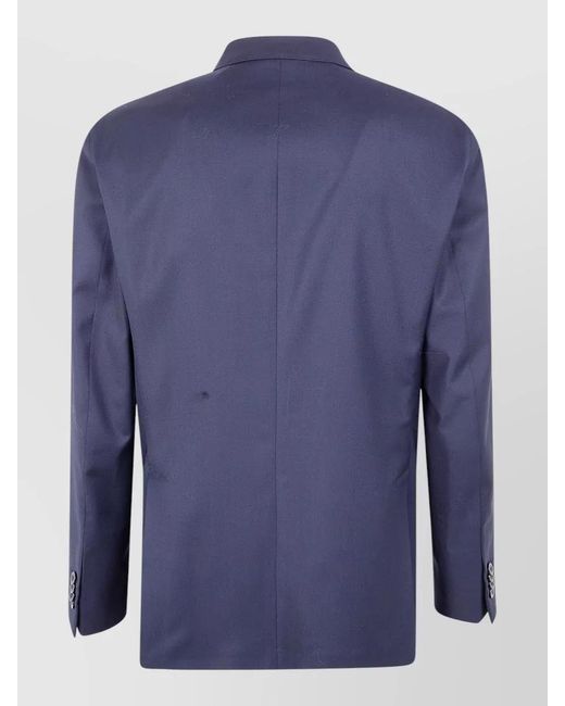 Boglioli Blue Regular-Fit Wool Suit for men