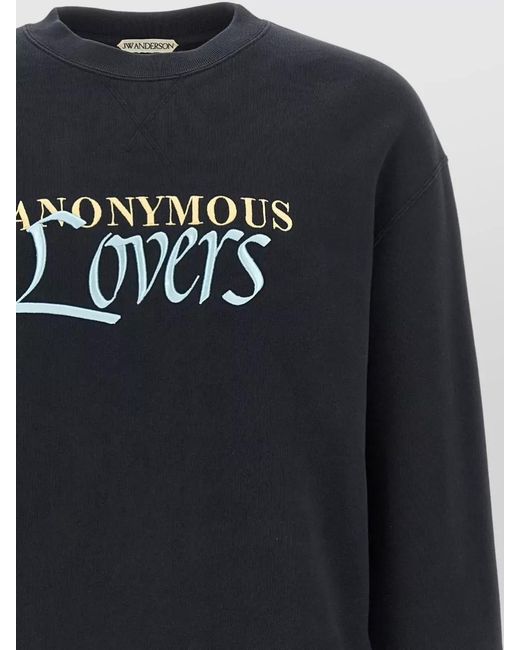 J.W. Anderson Blue Lovers Sweatshirt Limited Edition for men