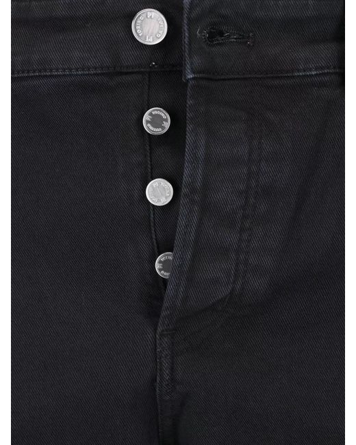 PT Torino Blue Straight Leg Denim Trousers Belt Loops for men