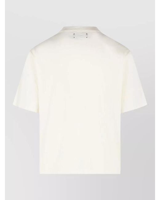 Amiri White South Cali Cotton Crew Neck T Shirt for men