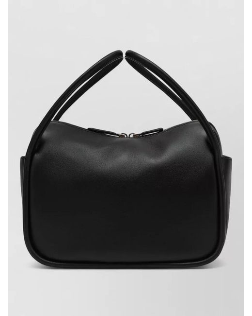 Prada Black Shoulder Bag Structured Shape Top Handle