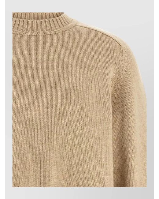 Extreme Cashmere Natural Number 520 Ordinary Crew Neck Sweater for men