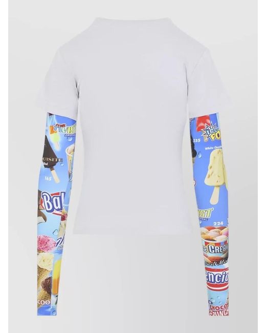 Balenciaga White Long Sleeve Tops