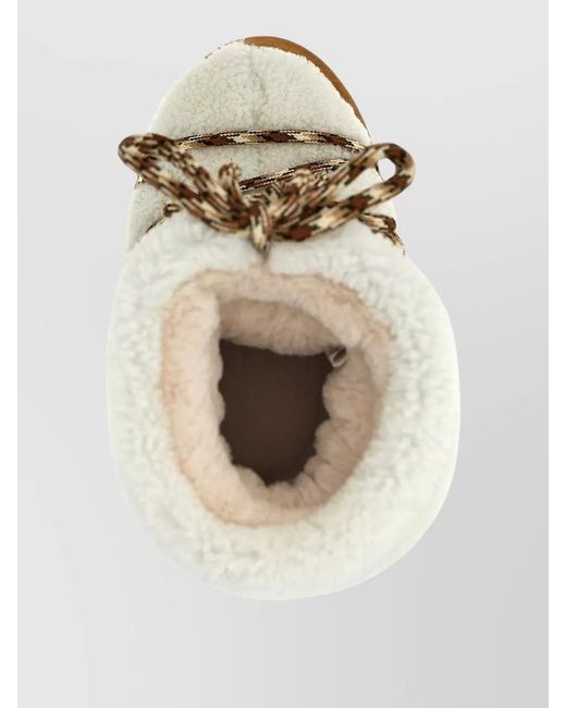 Moon Boot Multicolor Shearling Ankle Boots