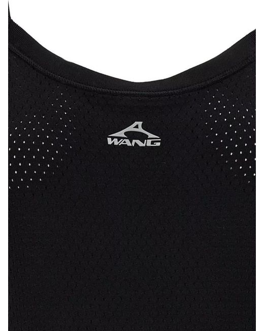 Alexander Wang Black Strappy Mesh Dress With Mesh Detailing