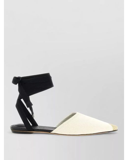 Jacquemus Black Espadrille Mules Pointed Toe Flat Sole