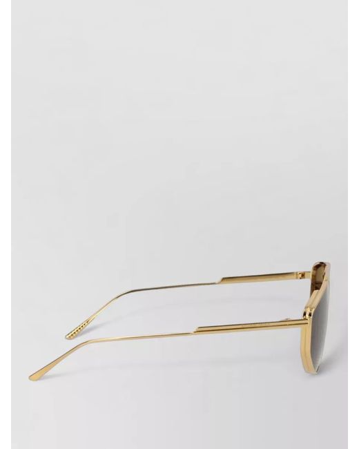 Bottega Veneta Multicolor Metal Aviator Sunglasses