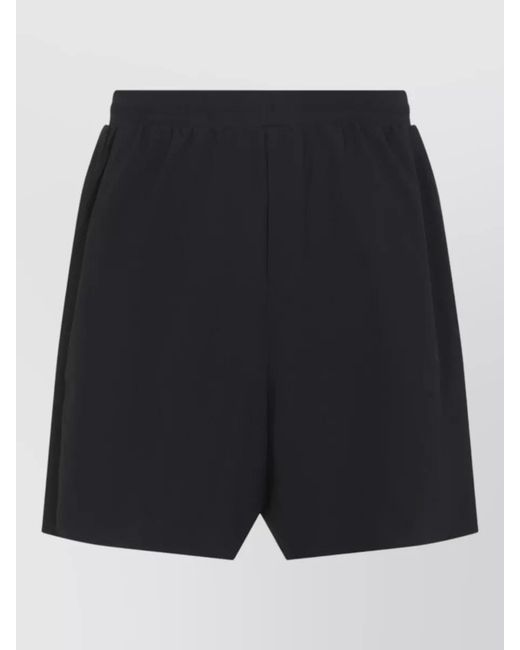 Y-3 Black Tailored Shorts Featuring Back And Side Pockets for men