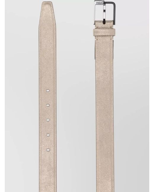 Maison Margiela White Leather Belt