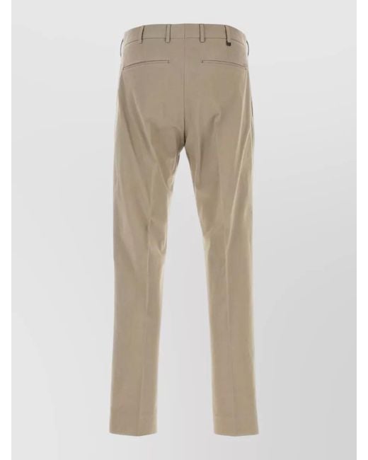 PT Torino Natural Stretch Cotton Tailored Pants Belt Loops for men