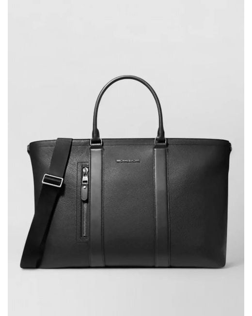 Michael Kors Black Logo Tote Bag Top Handles for men