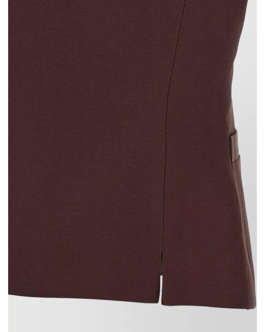 Alberto Biani Purple Viscose Linen Vest