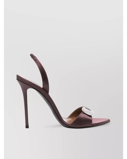 Giuseppe Zanotti Multicolor Satin Stiletto Heel Sandals