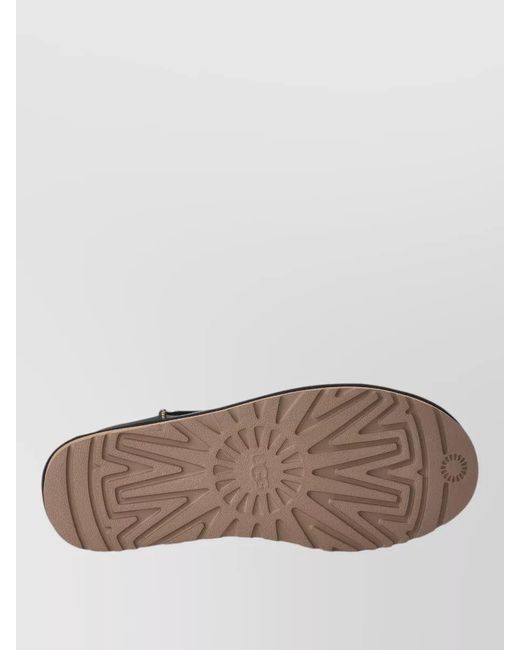 Ugg Black Leather Slippers for men