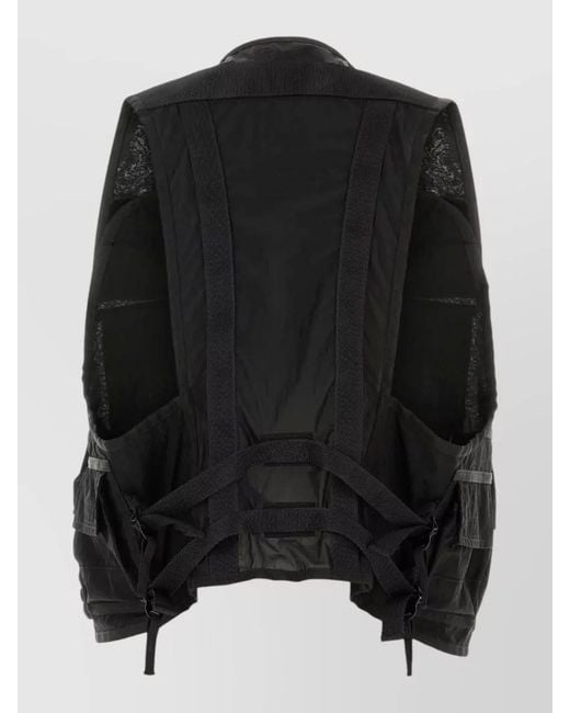 Stone Island Black Quilted Puffer Vest for men
