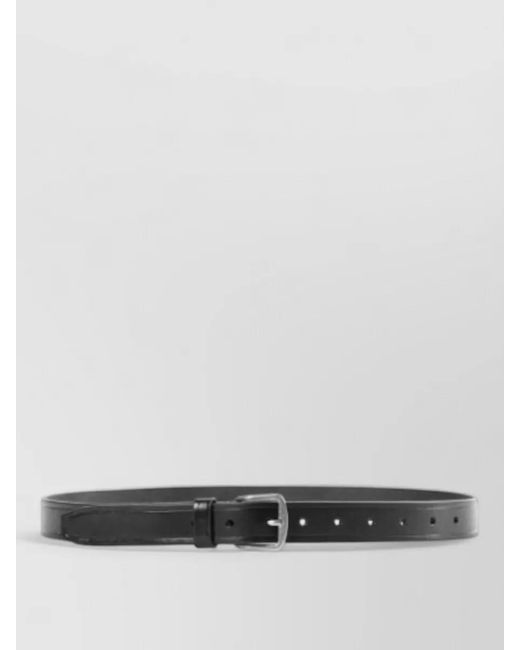 Ann Demeulemeester Gray Willow Slim Belt Calf Leather Adjustable