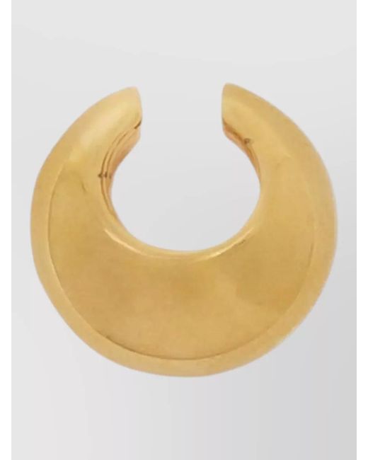 Jil Sander Metallic Hoop Earcuff 1339 Polished Finish