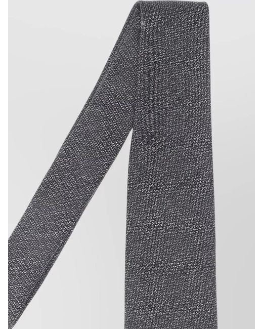 Lardini White Tie Adjustable Length Textured Fabric Formal for men
