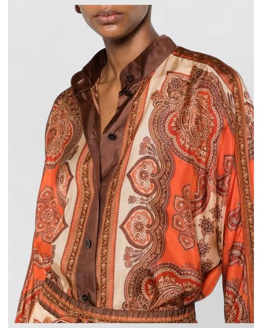 Zimmermann Orange Shirts