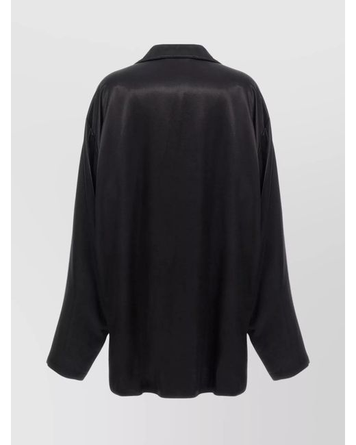 Balenciaga Black Embroidered Shirt