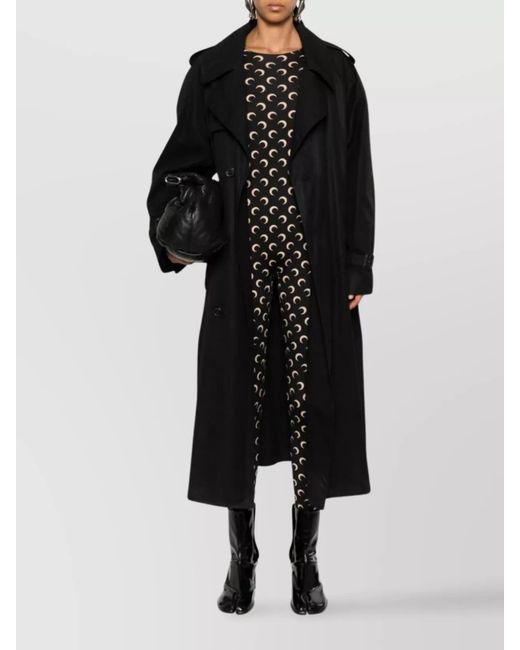 MARINE SERRE Black Moon Printed Catsuit