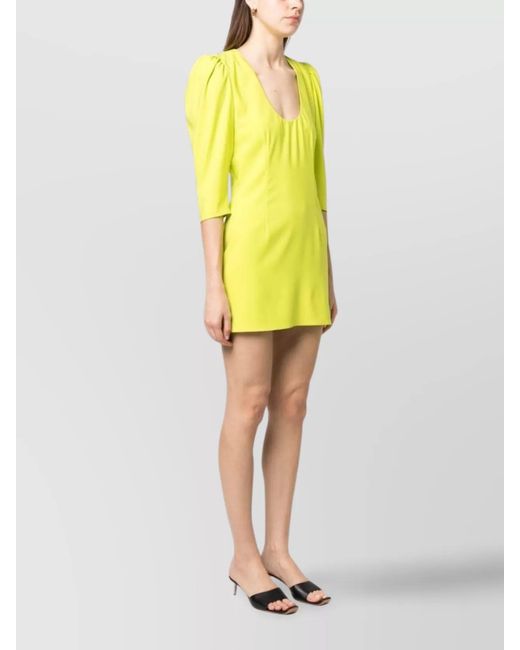 DSquared² Yellow Mini Dress