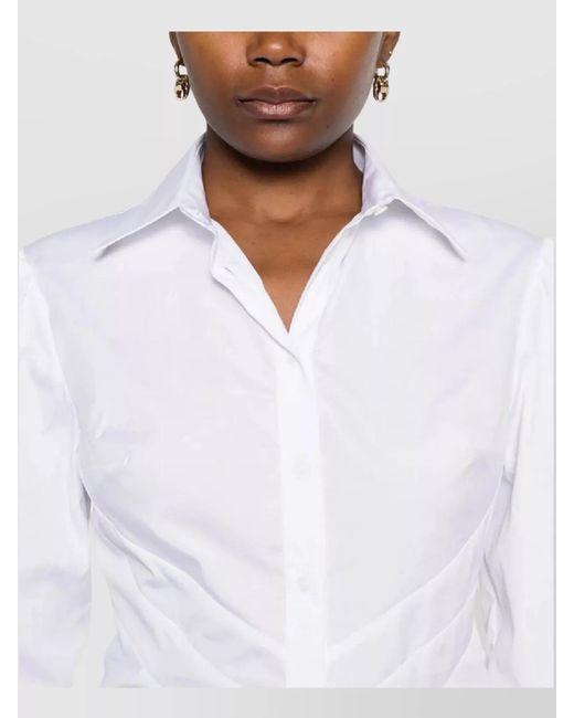 Ermanno Scervino White Cotton Shirt