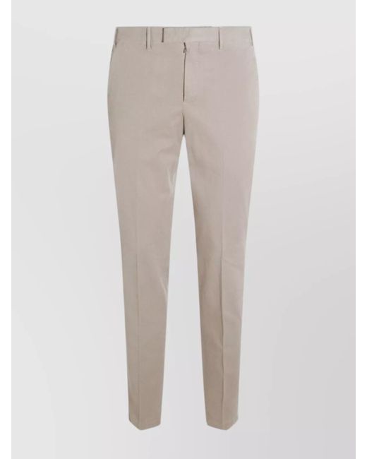 PT Torino Natural Trousers With Belt Loops And Pockets for men