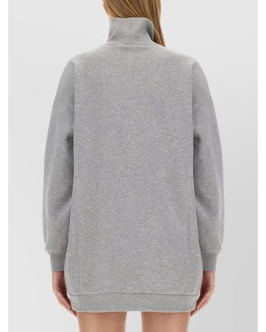 Gucci Gray Oversized Cotton Sweatshirt