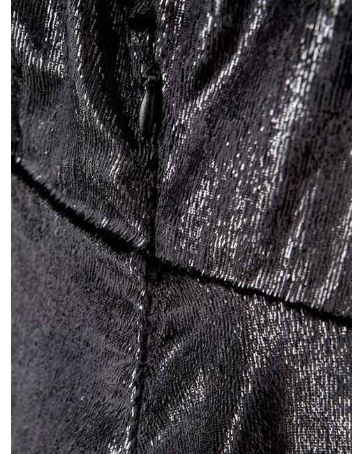 Lardini Black V-Neck A-Line Maxi Dress