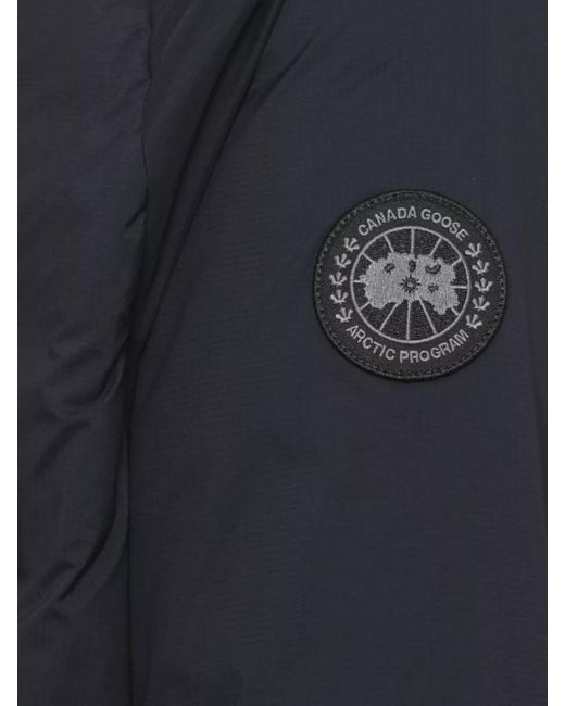 Canada Goose Blue Short Puffer Jacket for men