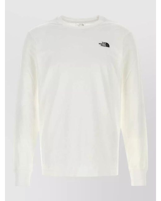The North Face White Cotton Blend T Shirt for men
