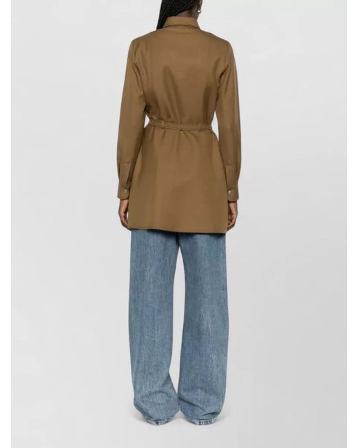 A.P.C. Green Belted Dress