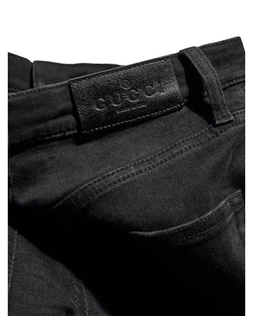 Gucci Black High-Rise Skinny Denim Jeans