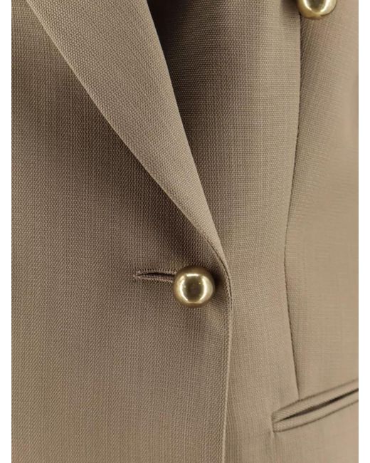 Seafarer Natural Betty Virgin Wool Blazer Double Breasted