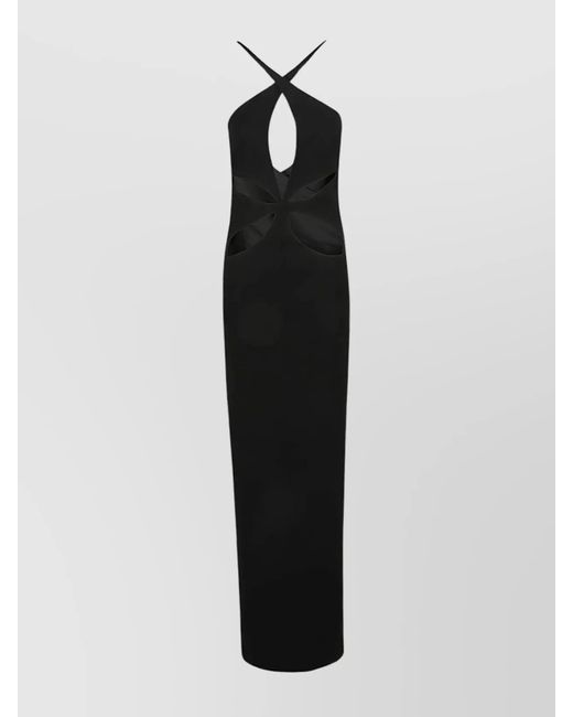 Monot Black Cutout Maxi Dress