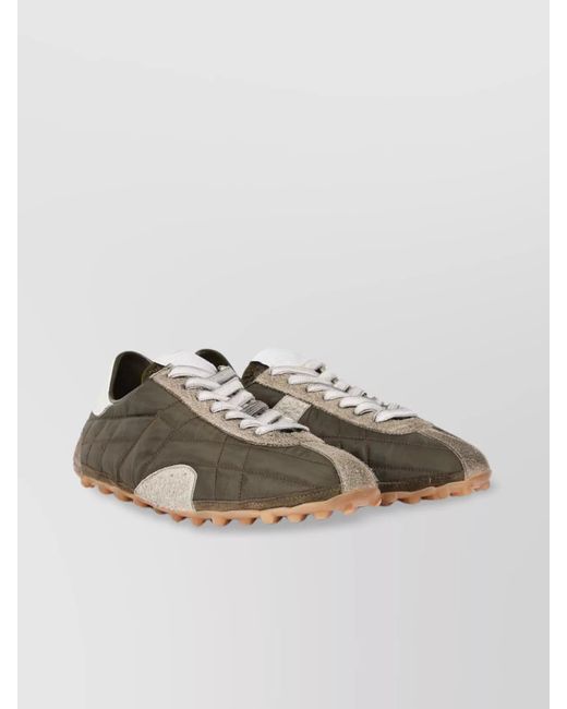 Maison Margiela Multicolor Quilted Paneled Low-Top Sneakers