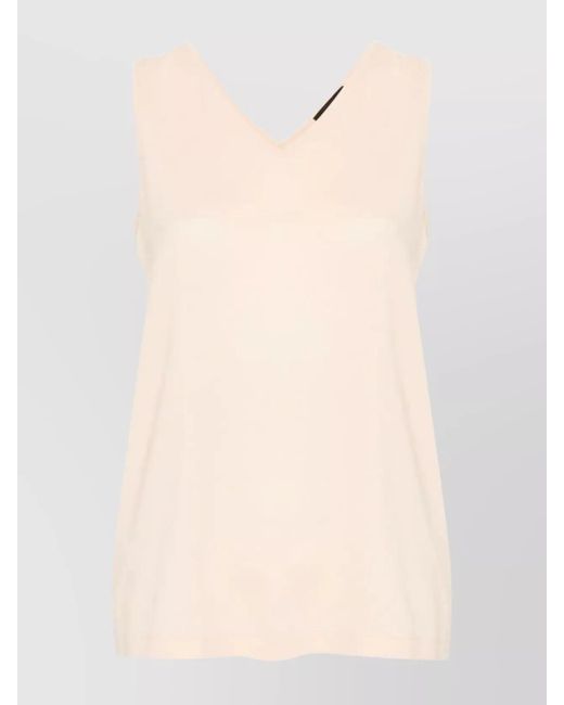 Fabiana Filippi Natural Tank Top